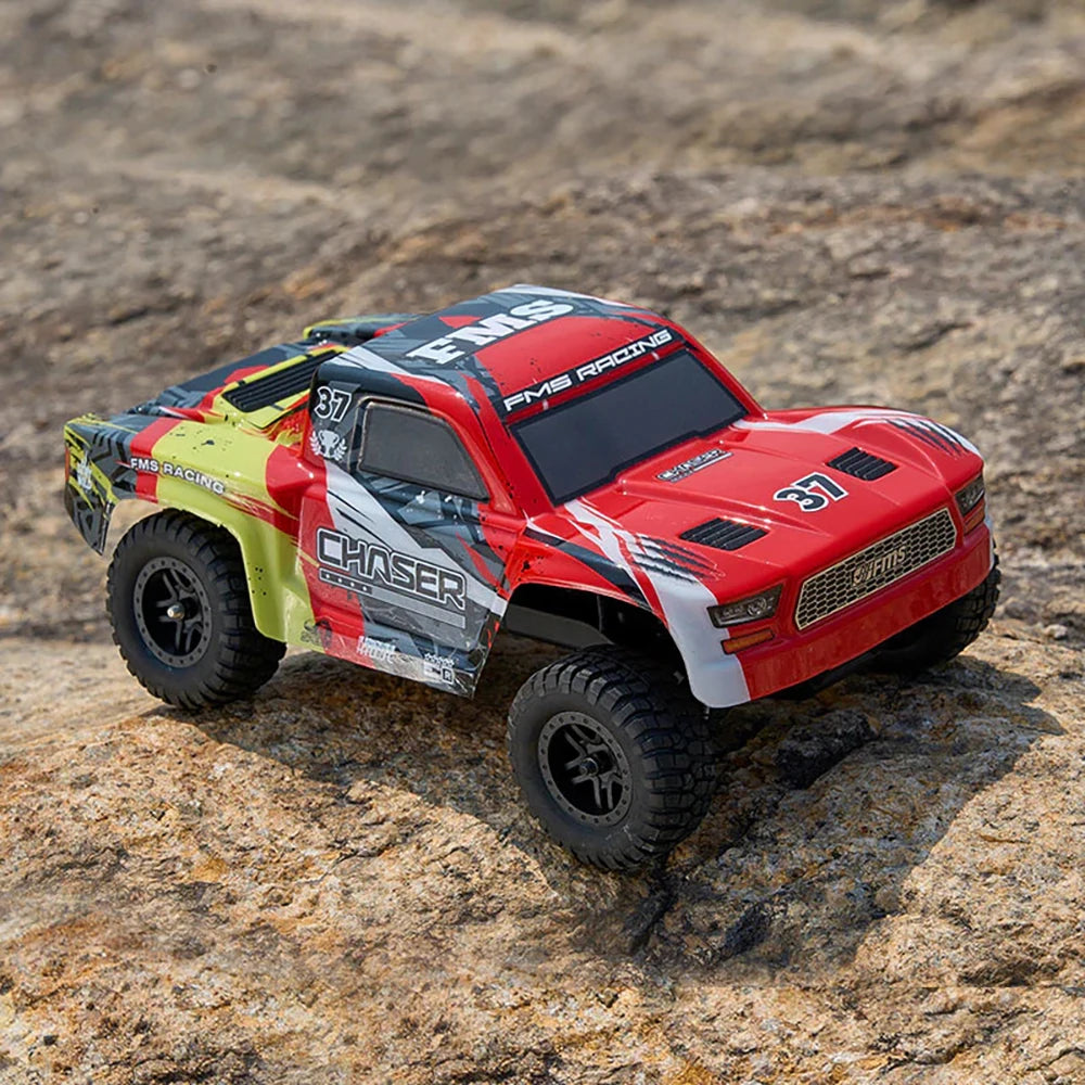 FMS 1/24 FSC24 Chaser Short Course Truck RTR 4WD RC Remote Control Vehicle Electric Off Road Vehicle Model Adult Children's Toys