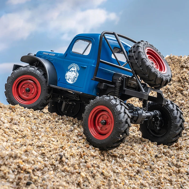 FMS 1/24 POWER WAGON FCX24 RC Car Semi-truck Crawler Climbing Car Hard Shell Four-wheel Drive  Buggy Car Model