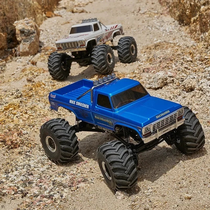 FMS FCX24 RC Car 1/24 MAX SMASHER 2S Smasher Remote Control Climbing Car Four-wheel Drive Simulation Pickup Climbing Car Boy Toy