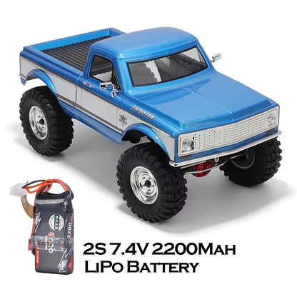 RGT 136100 PRO SHOOTER RC Crawler 1/10 Brushless Electric Remote Control Model Car Off-Road 4WD RTR Adults Children Toys