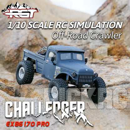 RGT CHALLENGER EX86170 PRO RC Crawler 4WD RTR 1/10 RC Electric Remote Control Model Car Off-Road Buggy Adult Kids Toys