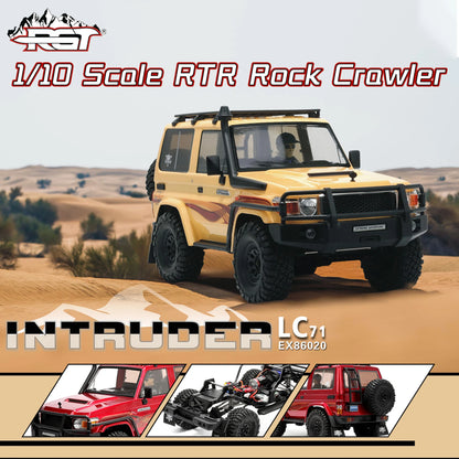 RGT EX86020 LC71 INTRUDER 1/10 Simulated Electric RC Remote Control Model Car ROCK Crawler 4WD RTR Adults Children's Toys