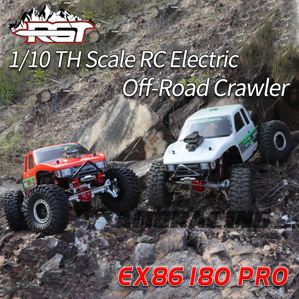 RGT EX86180 PRO 4WD RTR 1/10 RC Electric Remote Control Model Cars Off-Road Crawler Metal Axle Buggy Adult Kids Toys