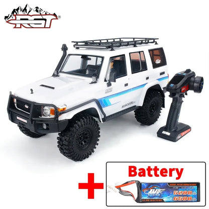 RGT EX86190 Rescuer Simulation LC76 4WD RTR Two-Speed Shift 1/10 RC Electric Remote Control Model Car Adult Children Toys