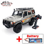 RGT EX86190 Rescuer Simulation LC76 4WD RTR Two-Speed Shift 1/10 RC Electric Remote Control Model Car Adult Children Toys