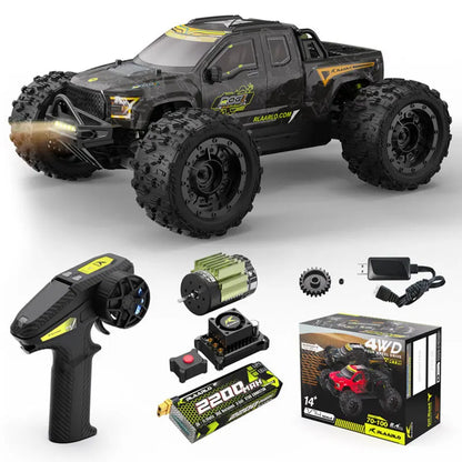 Rlaarlo gladiator remote control electric brushless violence rapid four-wheel drive off-road vehicle 1/14 RC model car toy