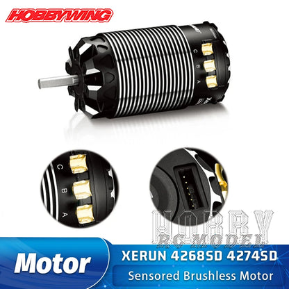 HOBBYWING XERUN 4268SD 4274SD G3 Sensored Brushless Motors for 1/8 1/7 RC Model Car Racing Buggy Retrofit Accessories