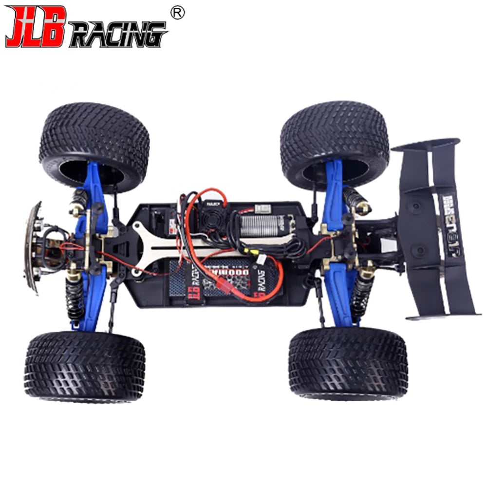 JLB Racing 1:10 2.4CHz 4WD Racing Truck J3 Speed Brushless Electric Head-up Somersault Remote Control Buggy Off-road Vehicle