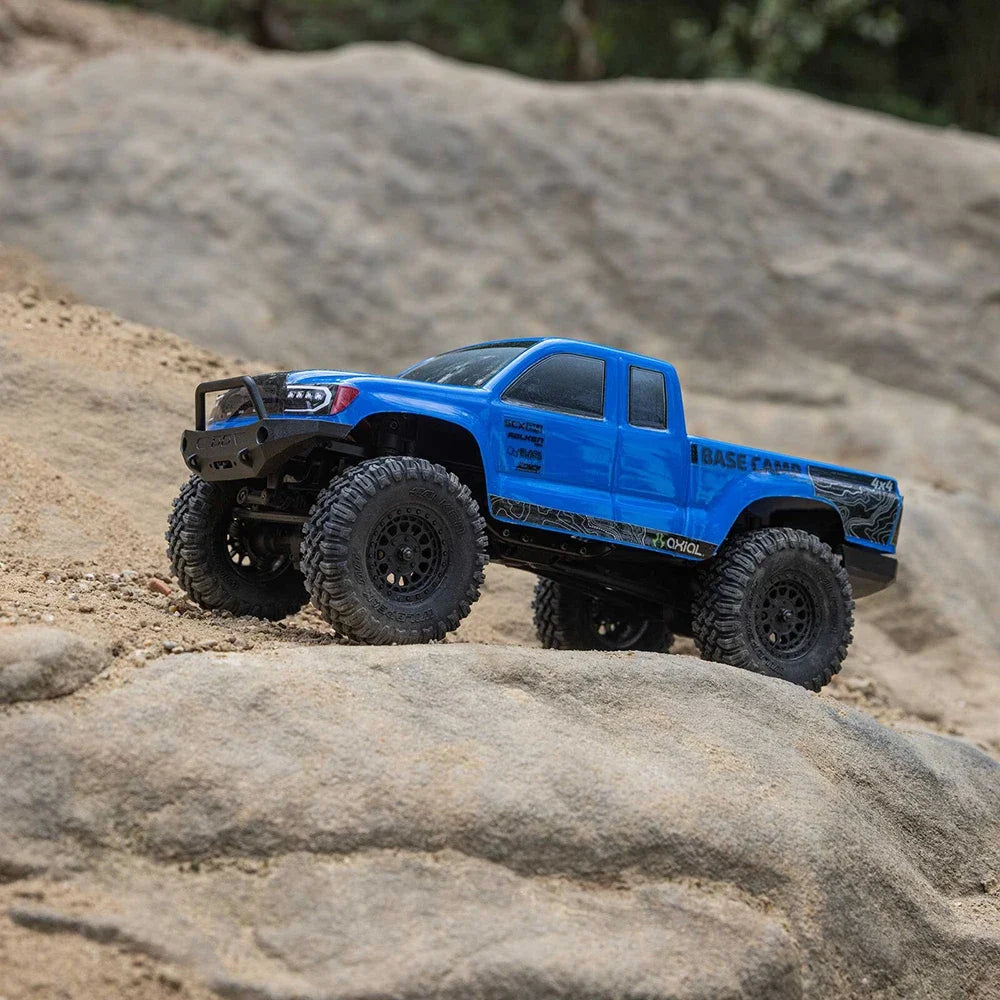 AXIAL SCX24 Base Camp  Rock Crawler RTR 4WD 1/24 RC Electric Remote Control Model Car Rock Crawler Adult Children's Toys