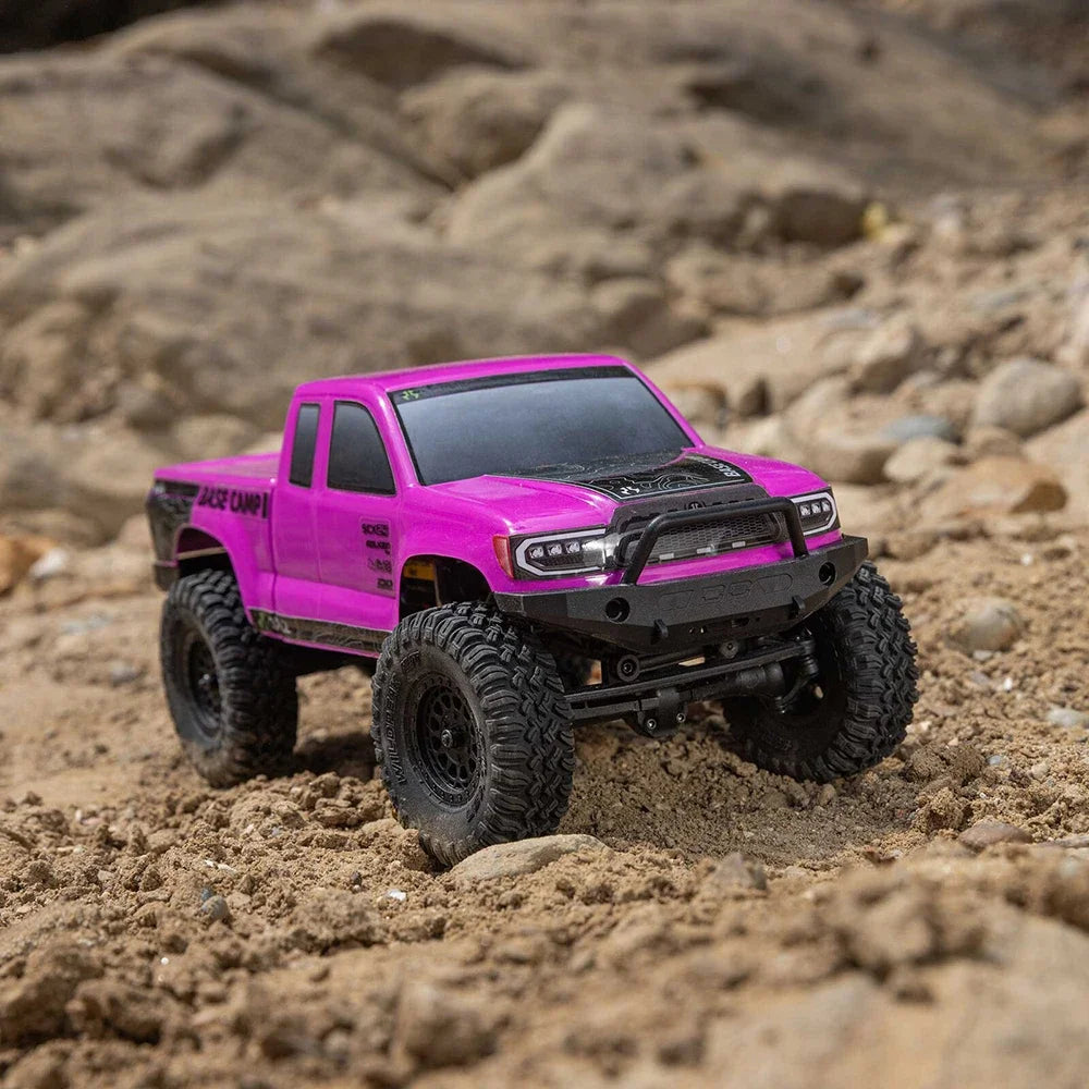 AXIAL SCX24 Base Camp  Rock Crawler RTR 4WD 1/24 RC Electric Remote Control Model Car Rock Crawler Adult Children's Toys