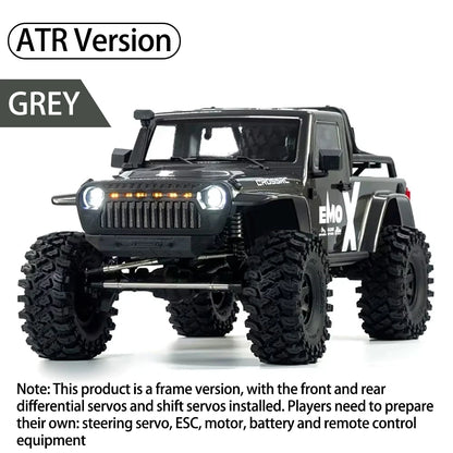 CROSSRC 2025 EMOX 4WD RTR Diff Lock Door Type Axle 1/8 RC Remote Control Model Car Crawler Buggy Adult Children's Toys