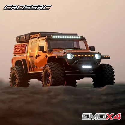 STOCK CROSSRC 2025 EMO X4 Big Leopard 4WD RTR 1/8 RC Electric Remote Control Model Car Crawler Road Rescue Vehicle