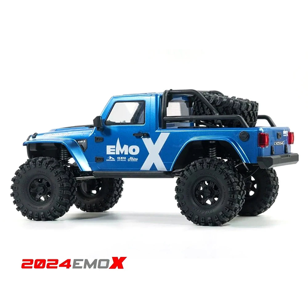 CROSSRC 2025 EMOX 4WD RTR Diff Lock Door Type Axle 1/8 RC Remote Control Model Car Crawler Buggy Adult Children's Toys