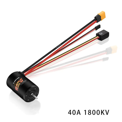 HOBBYWING QuicRun Fusion SE 40A 1800KV 1200KV Brushless Sensored Motor ESC ESC 2-IN-1 Machine for 1/10 1/8 RC Model Car Crawler