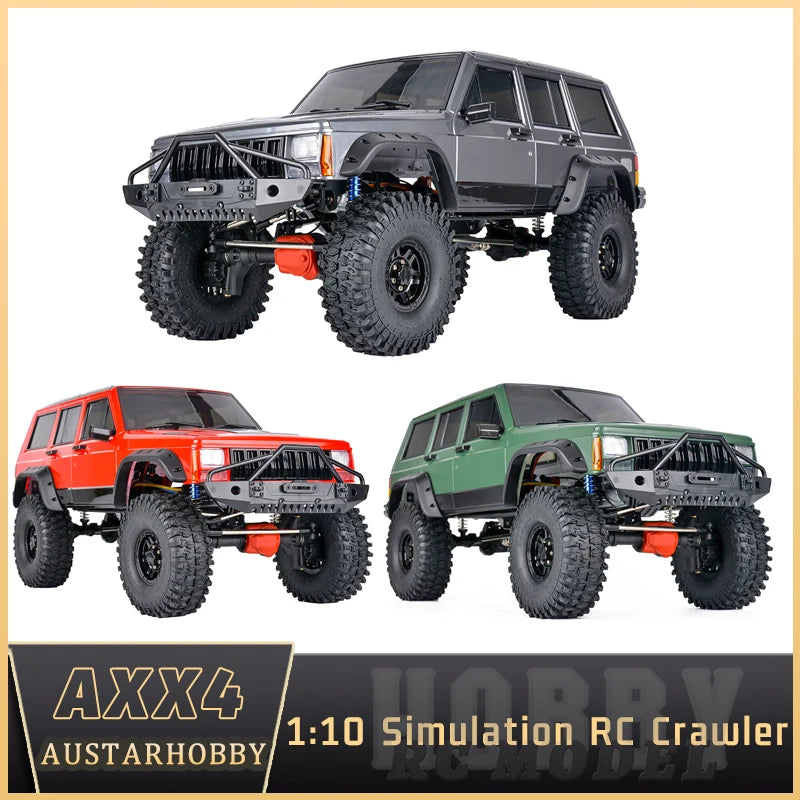 AUSTARHOBBY AXX4 4WD RTR Hard Shell 1/10 RC Electric Remote Control Model Car Off-road Crawler Adult Children Toys