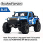 CROSSRC 2025 EMOX 4WD RTR Diff Lock Door Type Axle 1/8 RC Remote Control Model Car Crawler Buggy Adult Children's Toys