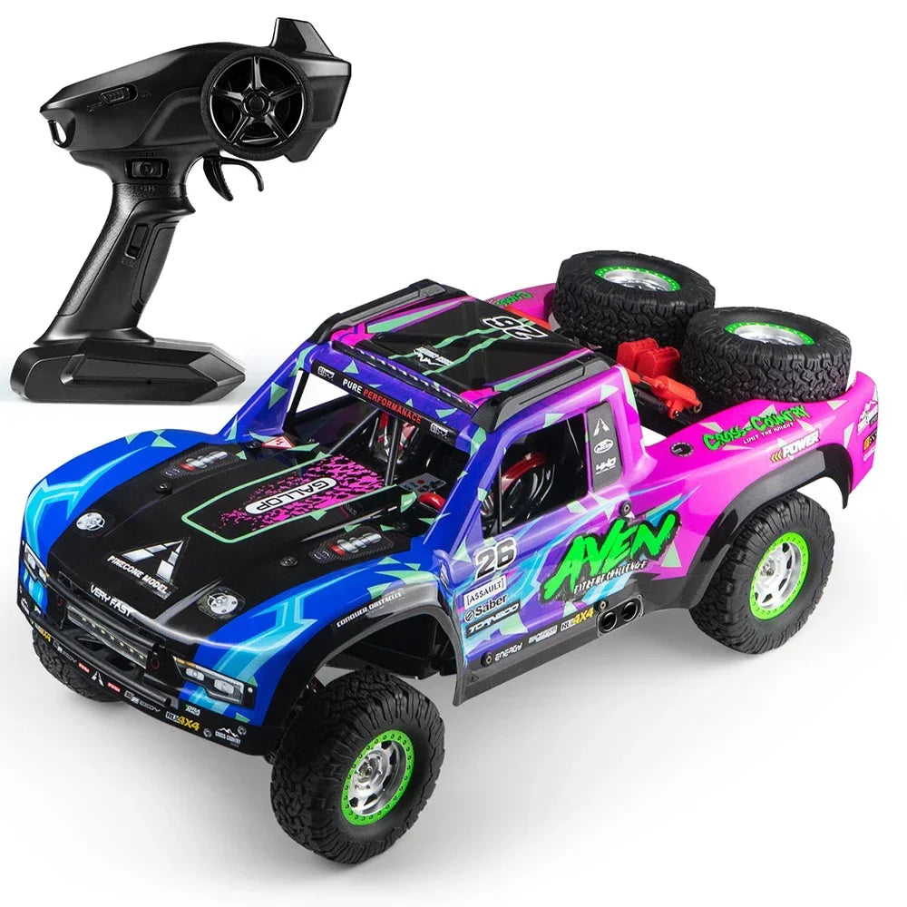 SG1002SE V2 1/10 RC Car Desert Off-road Short Card Brushless Remote Control Model Car High Speed 4WD Toys