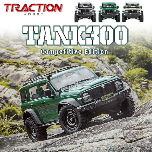 KM TRACTION TANK300 Competitive Edition RTR 2.4GHz 1/8 RC Simulation Electric Remote Control Model Car Crawler Adult Kids Toys