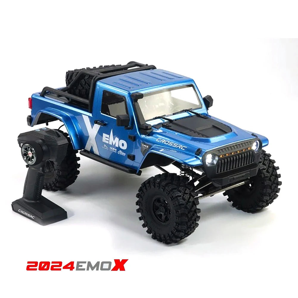 CROSSRC 2025 EMOX 4WD RTR Diff Lock Door Type Axle 1/8 RC Remote Control Model Car Crawler Buggy Adult Children's Toys