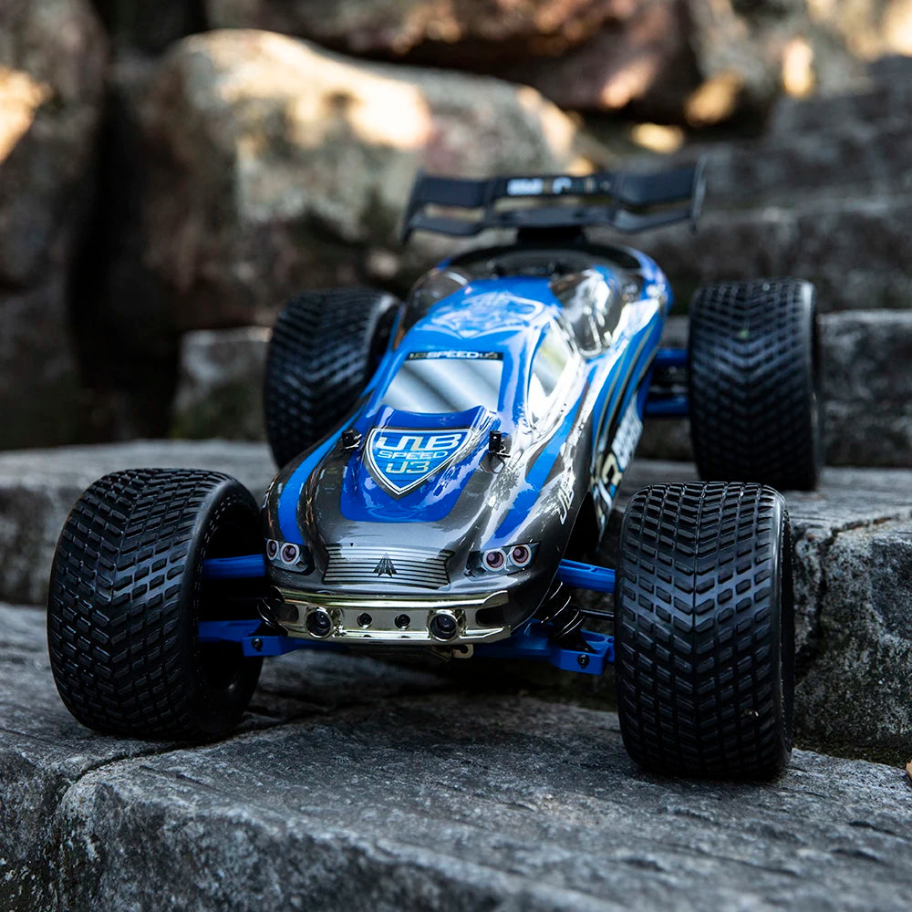 JLB Racing 1:10 2.4CHz 4WD Racing Truck J3 Speed Brushless Electric Head-up Somersault Remote Control Buggy Off-road Vehicle