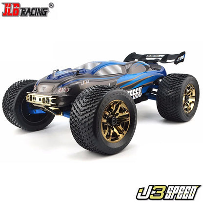 JLB Racing 1:10 2.4CHz 4WD Racing Truck J3 Speed Brushless Electric Head-up Somersault Remote Control Buggy Off-road Vehicle