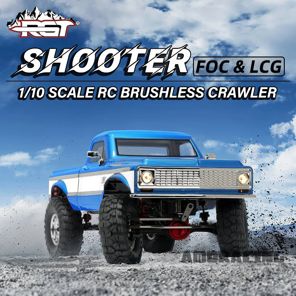 RGT 136100 PRO SHOOTER Brushless 4WD RTR 1/10 Scale RC Electric Remote Control Model Car Off-Road Crawler BUGGY Adult Kids Toys