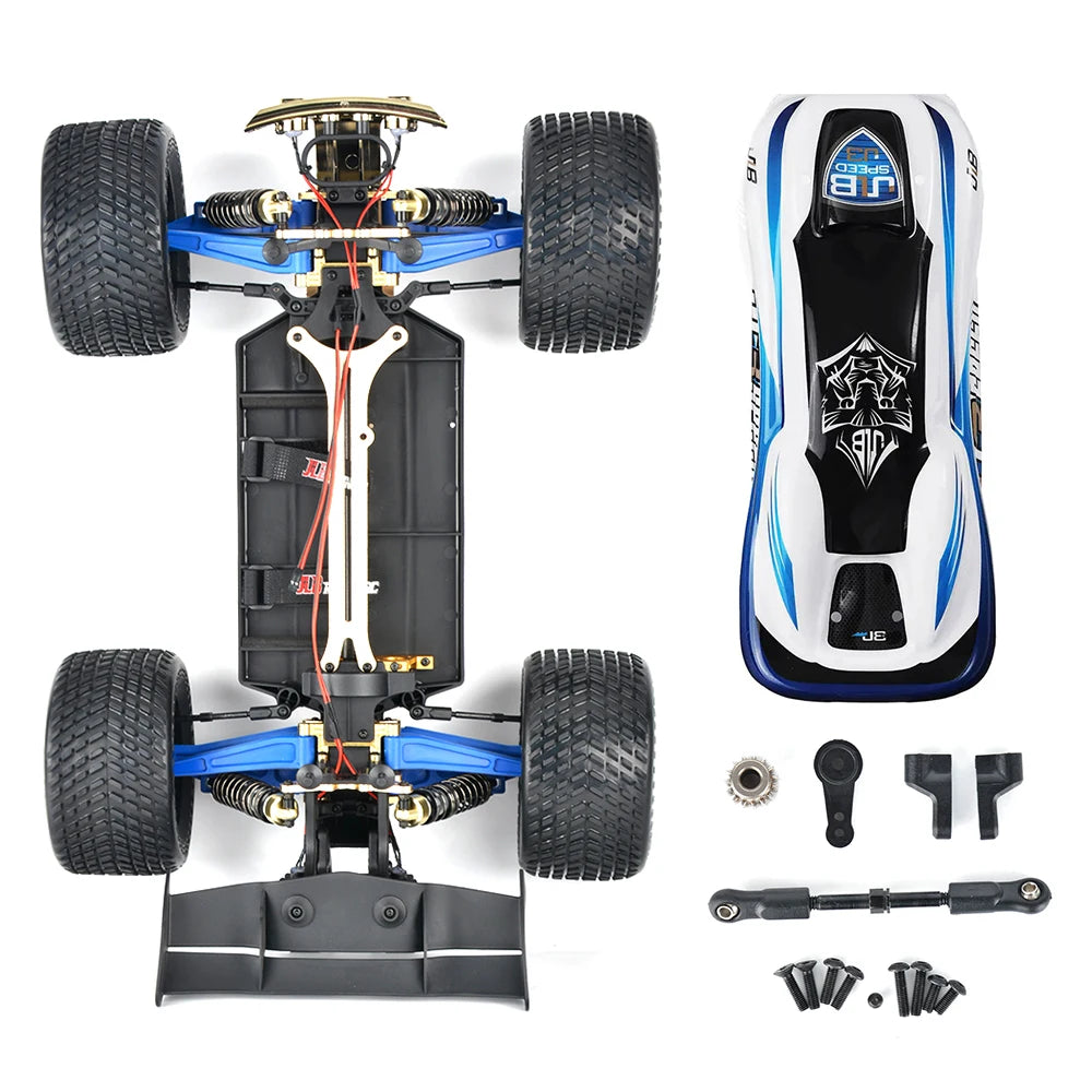 JLB Racing 1:10 2.4CHz 4WD Racing Truck J3 Speed Brushless Electric Head-up Somersault Remote Control Buggy Off-road Vehicle