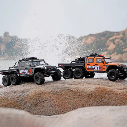 CROSSRC EMO XL2 6X6 RC Crawler 1/8 Electric Remote Control Model Car Brushed/Brushless/ATR/RTR Rock Crawler Adult Children's Toy