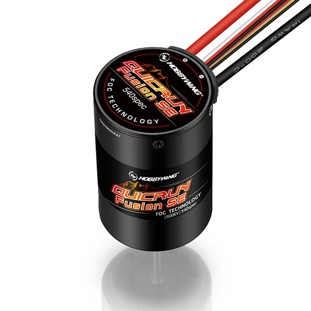 HOBBYWING QuicRun Fusion SE 40A 1800KV 1200KV Brushless Sensored Motor ESC ESC 2-IN-1 Machine for 1/10 1/8 RC Model Car Crawler