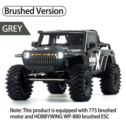 CROSSRC 2025 EMOX 4WD RTR Diff Lock Door Type Axle 1/8 RC Remote Control Model Car Crawler Buggy Adult Children's Toys