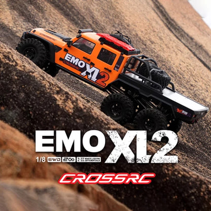 CROSSRC EMO XL2 6X6 RC Crawler 1/8 Electric Remote Control Model Car Brushed/Brushless/ATR/RTR Rock Crawler Adult Children's Toy