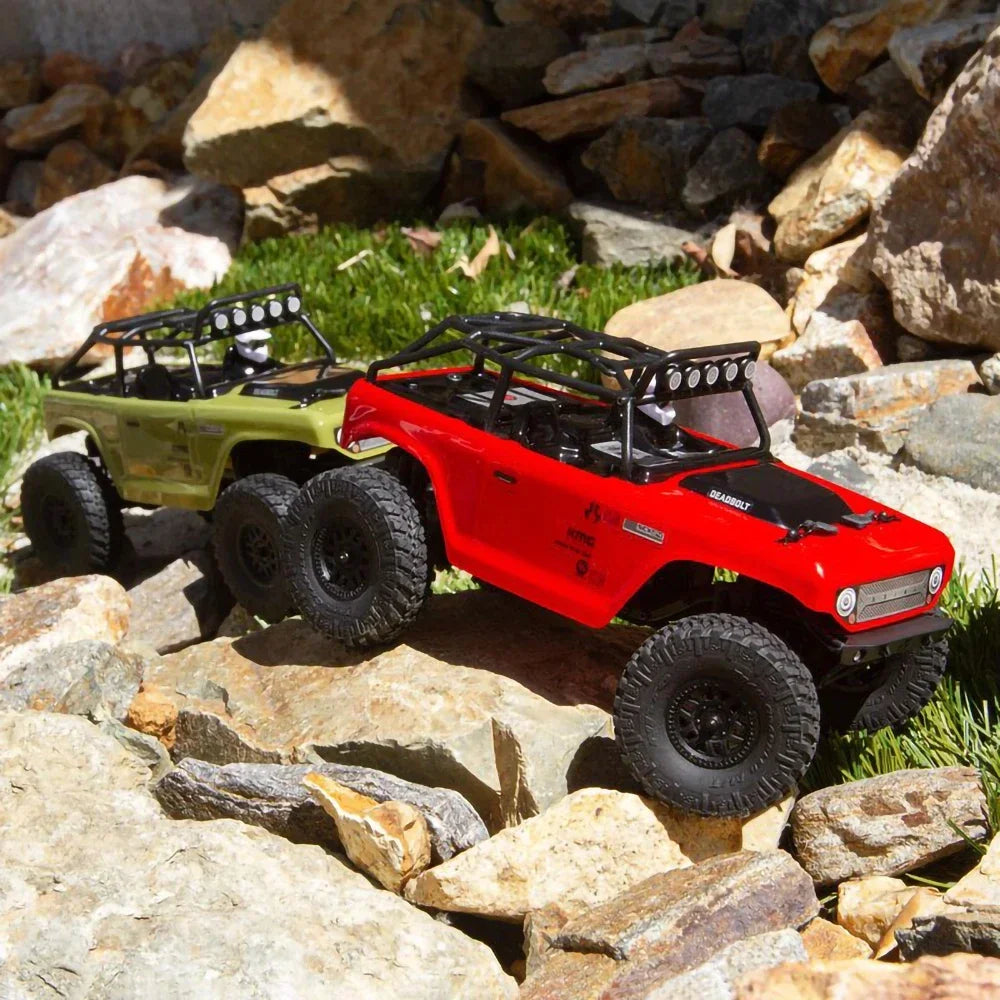 AXIAL AXI90081 SCX24 DEADBOLT 4WD ROCK RTR 2.4GHz 1/24 MINI RC Electric Remote Control Model Car Crawler Adult Children's Toys