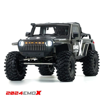 CROSSRC 2025 EMOX 4WD RTR Diff Lock Door Type Axle 1/8 RC Remote Control Model Car Crawler Buggy Adult Children's Toys