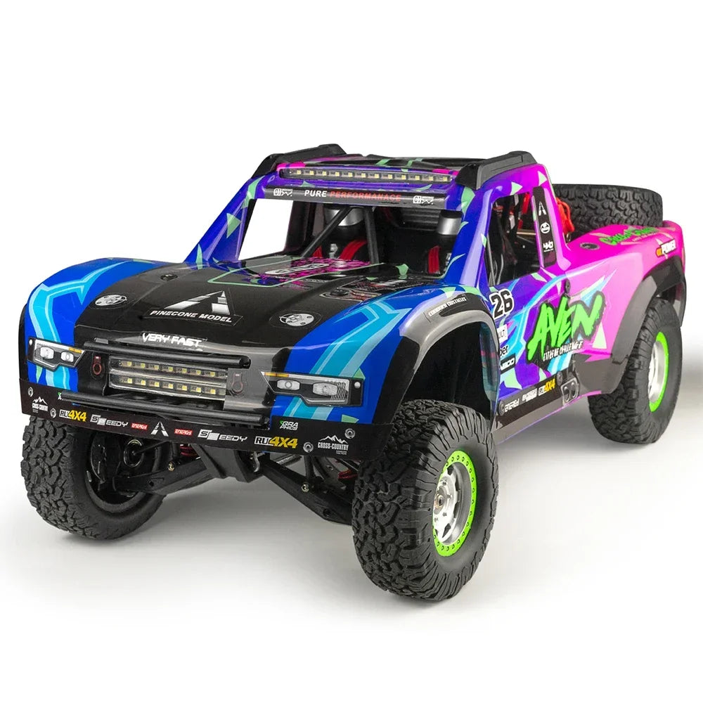 SG1002SE V2 1/10 RC Car Desert Off-road Short Card Brushless Remote Control Model Car High Speed 4WD Toys