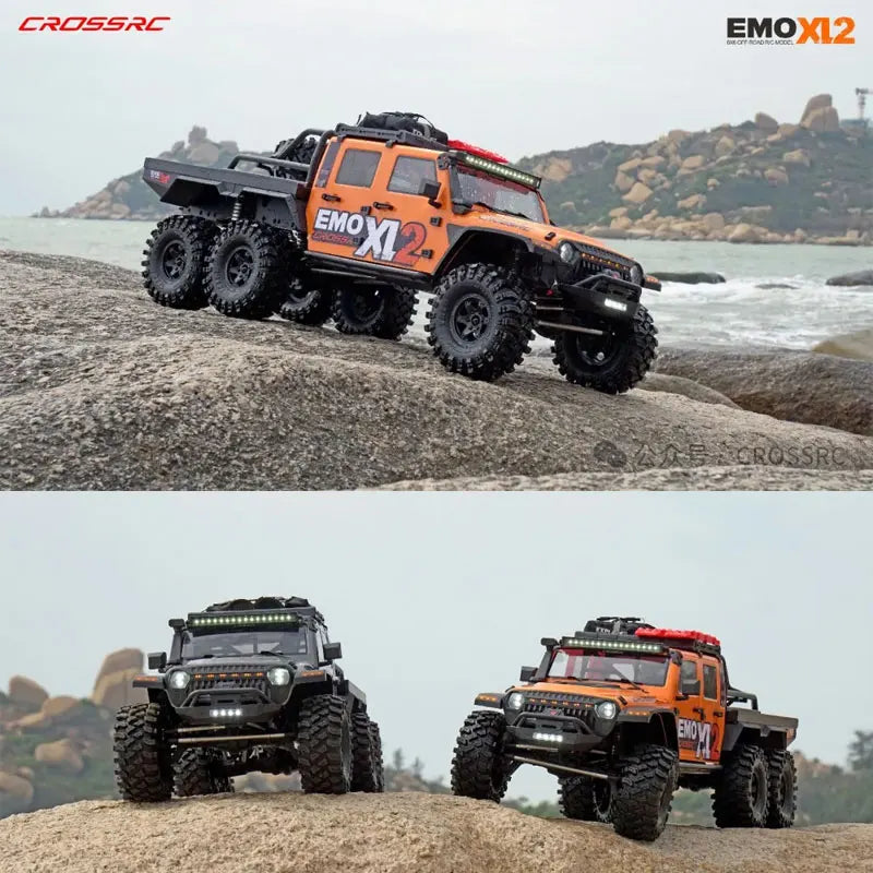 CROSSRC EMO XL2 6X6 RC Crawler 1/8 Electric Remote Control Model Car Brushed/Brushless/ATR/RTR Rock Crawler Adult Children's Toy