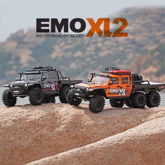 CROSSRC EMO XL2 6X6 RC Crawler 1/8 Electric Remote Control Model Car Brushed/Brushless/ATR/RTR Rock Crawler Adult Children's Toy