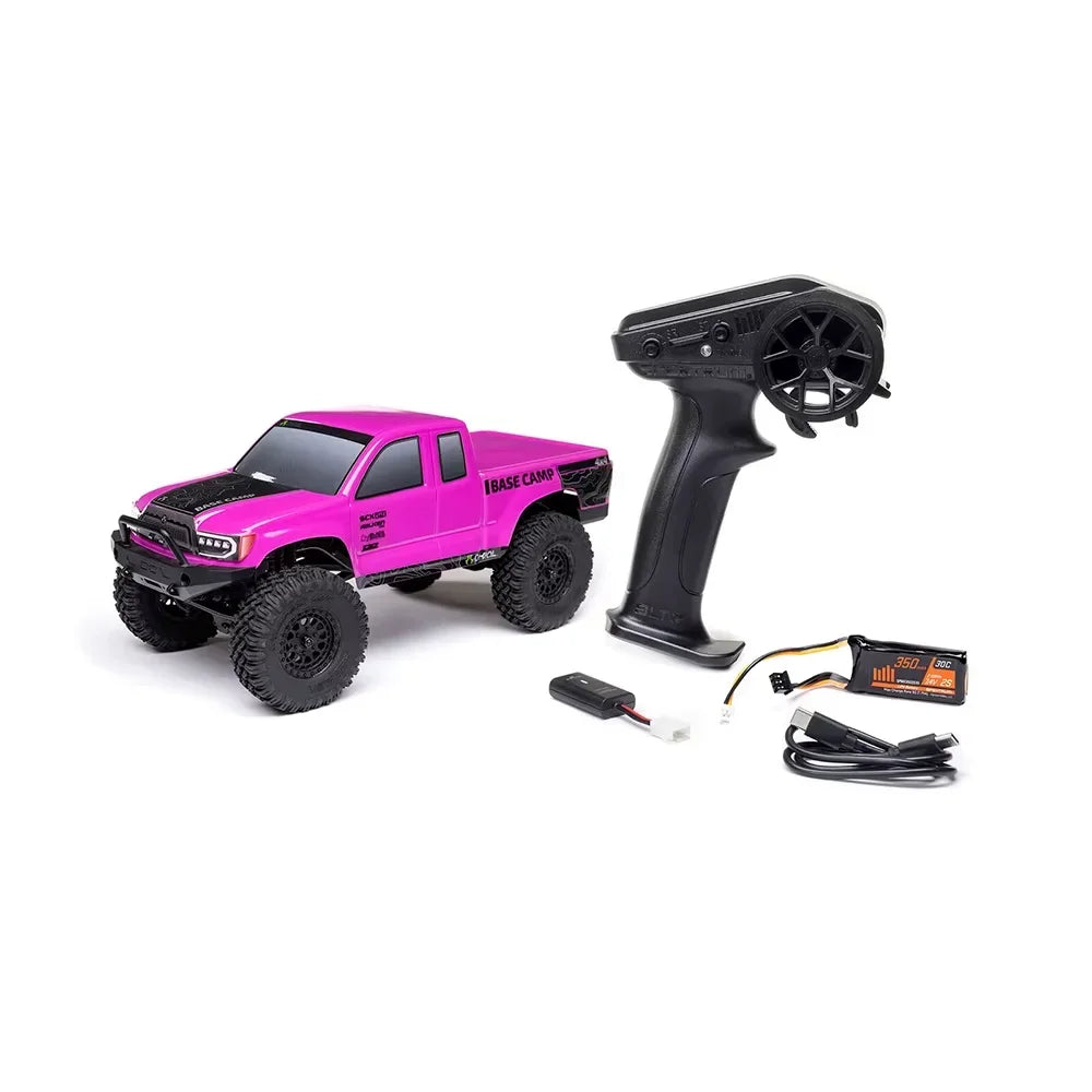 AXIAL SCX24 Base Camp  Rock Crawler RTR 4WD 1/24 RC Electric Remote Control Model Car Rock Crawler Adult Children's Toys