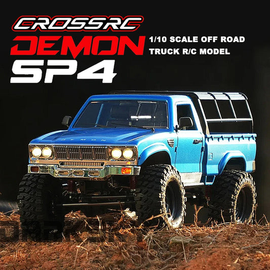 CROSS RC DEMON SP4 4WD 4X4 RTR Hard Shell 1/10 RC Electric Remote Control Model Car Crawler Adult Children's Toys