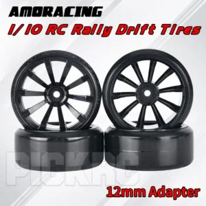 1/10 RC Rally Drift Tires On Road Racing Car Wheels Tyre  For MST HPS HPI YOKOMO Tamiya SNRC