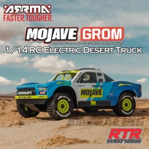ARRMA MOJAVE GROM MEGA 380 Brushed 4WD RTR 1/14 Small Scale RC Electric Desert Truck