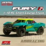 ARRMA FURY 223S BLX Brushless 2WD ARA3521 1/10 RC Electric Model Short Course Truck RTR