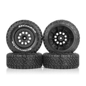 PYFORE 4Pcs 1/10 Clawer Tyre Diameter 113mm For YIKONG AXIAL RGT FMS W236