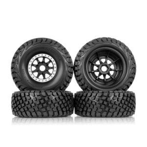 PYFORE 4Pcs 1/7 off-road tyre short truck tyre diameter 137mm For Mojave FSR W208