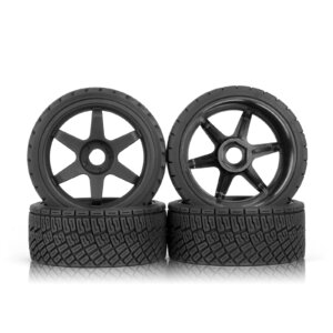 PYFORE 1/7 1/8 Runflat Rally Tyres Diameter 100,mm For KM Porsche C3 Ford CNE W199